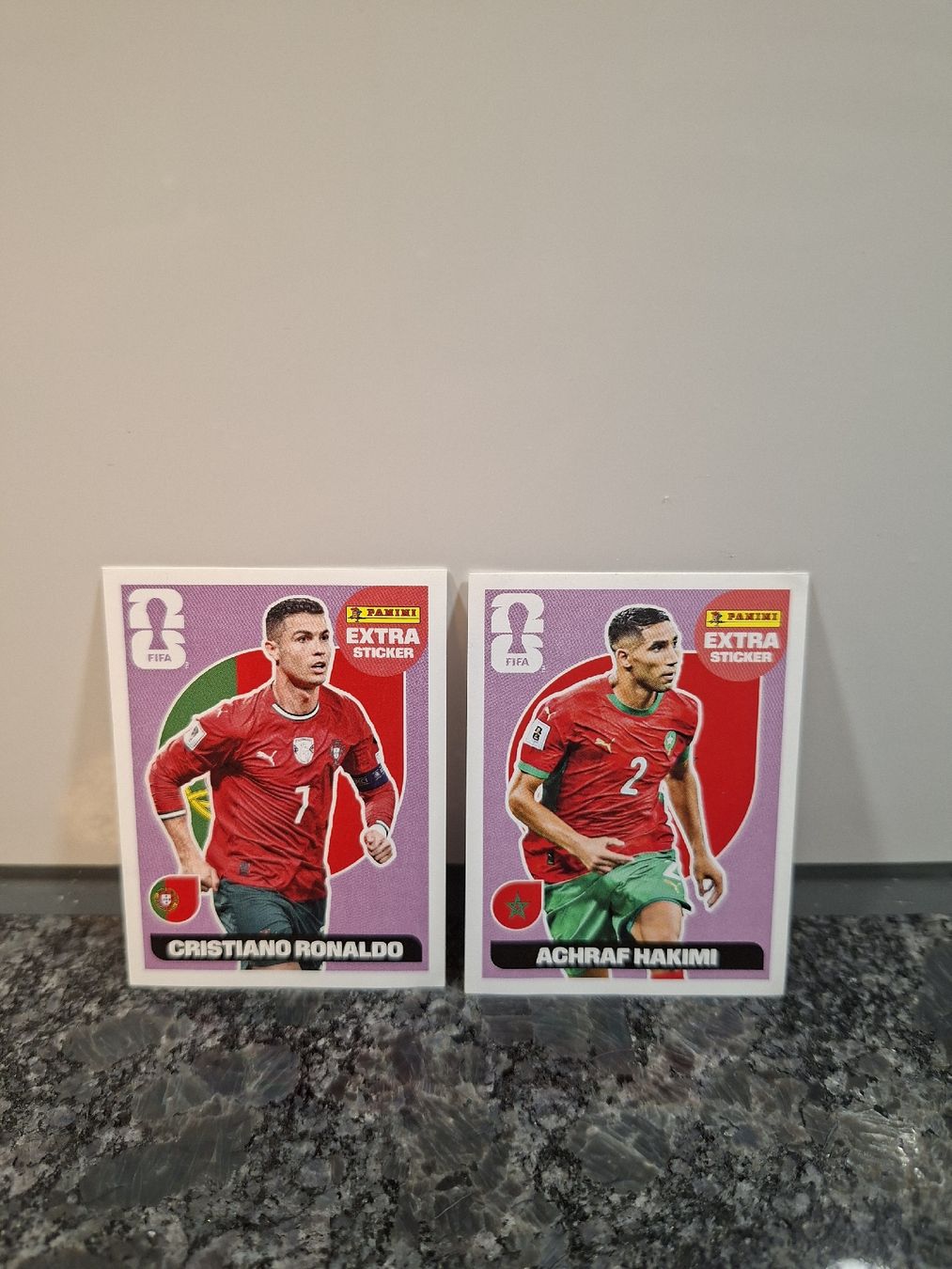 Panini Carte collezionabili: Panini Extra Sticker Ronaldo Hakimi neu 2 Stk – Nuovo (secondo la descrizione) da Zürich venduto da schlizohr