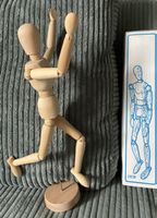 Gliederpuppe Holz 30 cm männlich neu in Originalverpackung