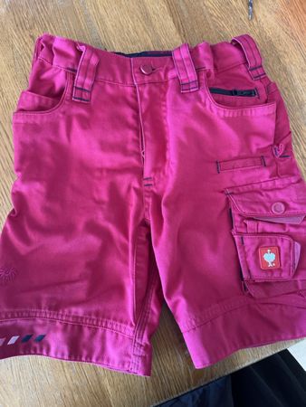 Kinder Shorts Engelbert Strauss Grösse 110/116 pink guter Zu