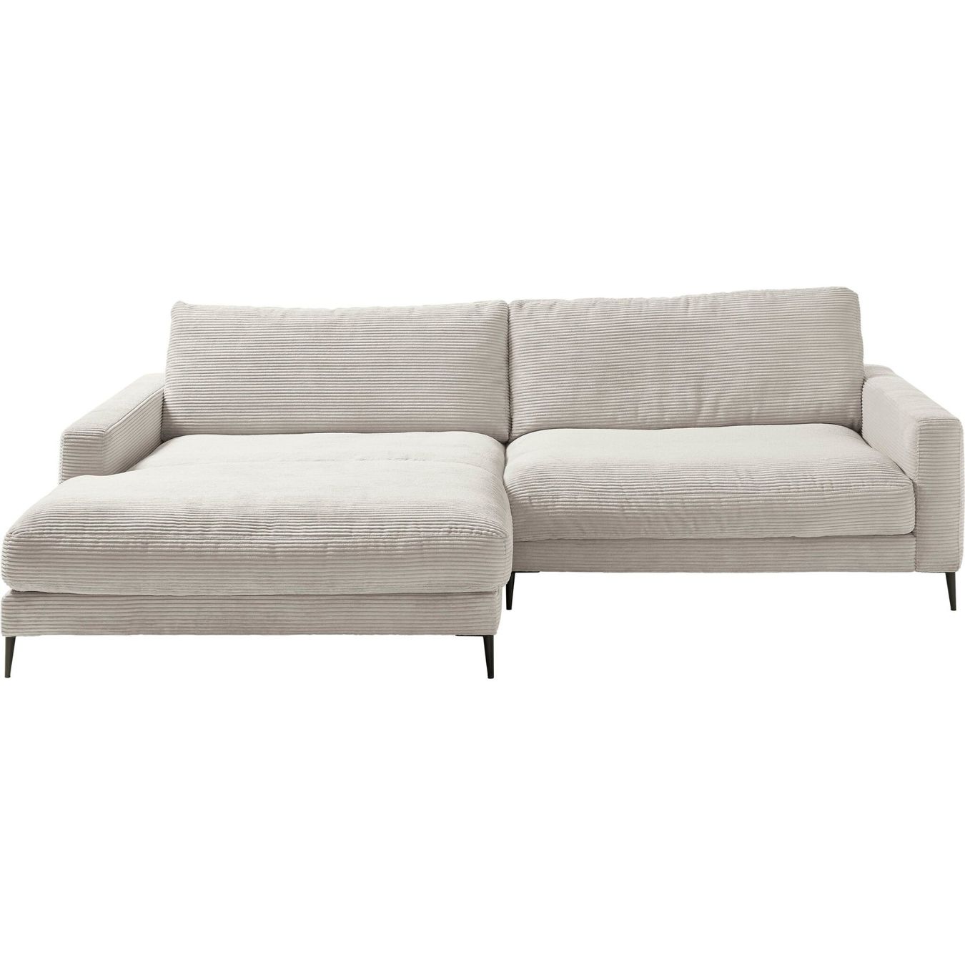 Sofas: Ecksofa  Uptown in Cord Nature links – Neu und originalverpackt aus Bischofszell von deluxe-moebel 1