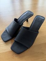 Schwarze H&M Pantoletten Absatz, Grösse 38. Top Zustand!