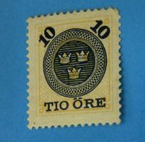 ungestempelt Schweden 1889 Überdruck "10 auf 24" Scott No 51