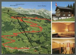 AK color Spiringen UR Berggasthaus Ratzi,Schächental,4-fach 