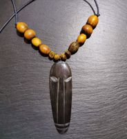 Sautoir Sénégal en ébène & bois précieux