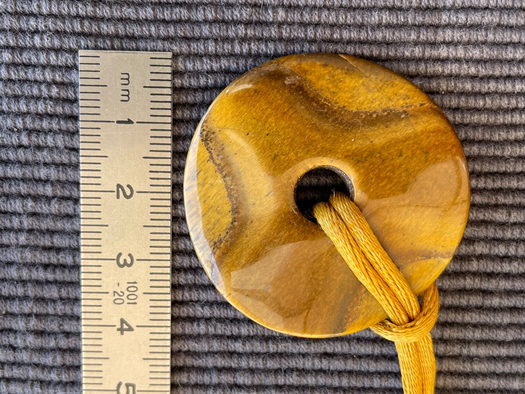 Catenine: Kette mit Tigerauge Anhänger – Usato da Rümlang venduto da euqinom16 3