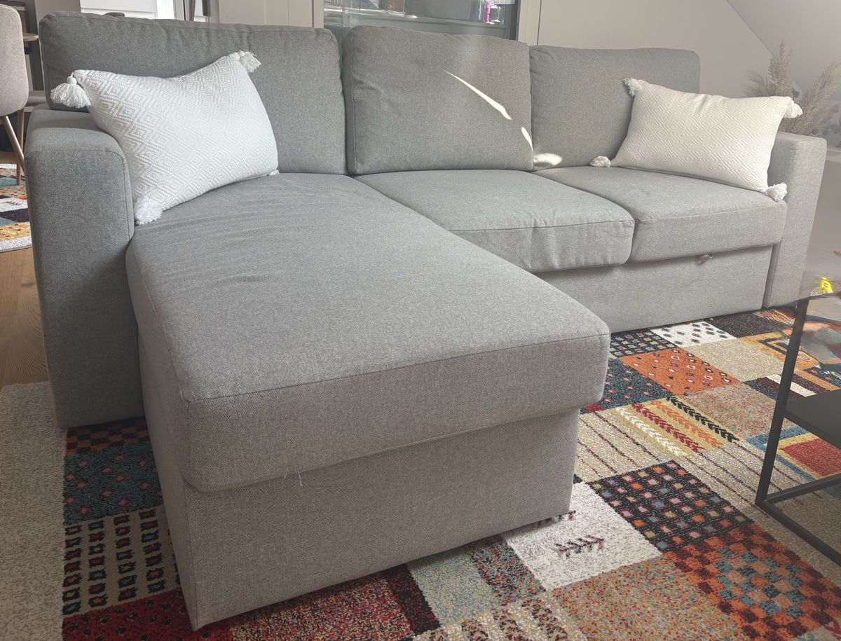 Sofas: Sofa / 3er-Bettsofa mit Récamiere – D'occasion à Roggwil TG par Flohmarkt_Lupo 3