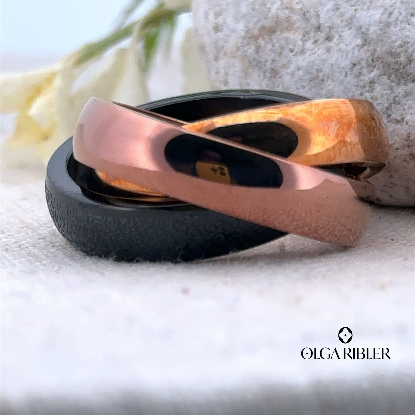 Olga Ribler Anelli: Trinity  Ring Edelstahl  Grösse 60 – Nuovo (secondo la descrizione) da Luzern venduto da Schmuckoutlet 4