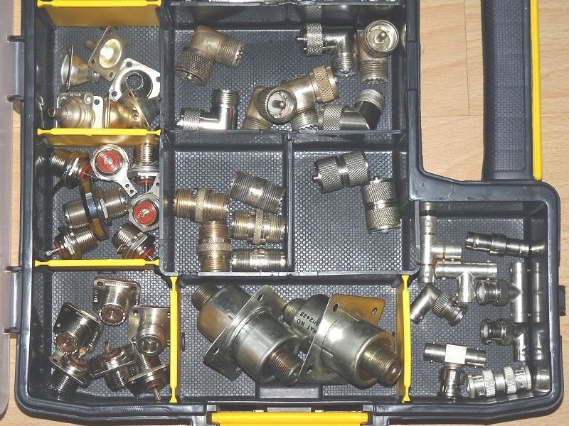 Radiocomunicazione: Diverse Coax Stecker und Buchsen – Usato da Oberwil b. Zug venduto da Code10 2