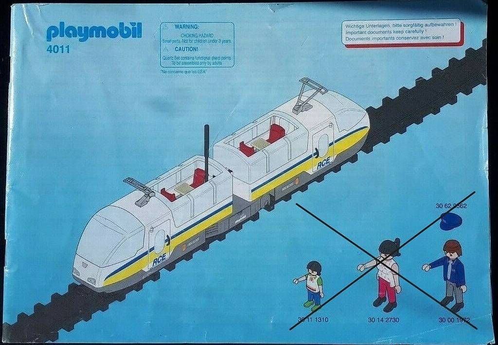 Playmobil Giocattoli: Playmobil RC-Train 4011 RCE Inter-Regio – Usato da Reinach BL venduto da Playmobilist 6