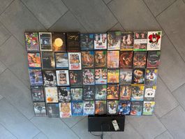 DVD Player + 50 DVD/Blue Ray (divers)