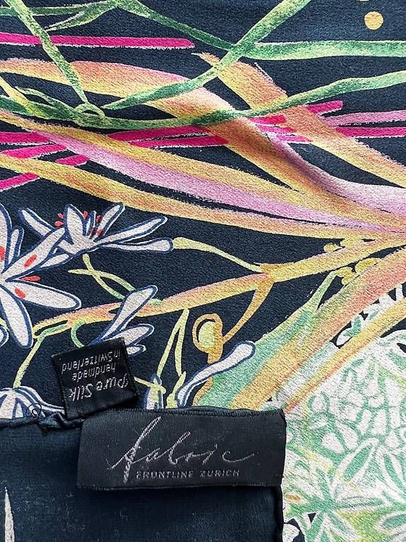 Fabric Frontline Foulard & Sciarpe: fabric frontline Seidentuch, Hermann Stocki – Nuovo (secondo la descrizione) da Zürich venduto da ciaostuffy 3