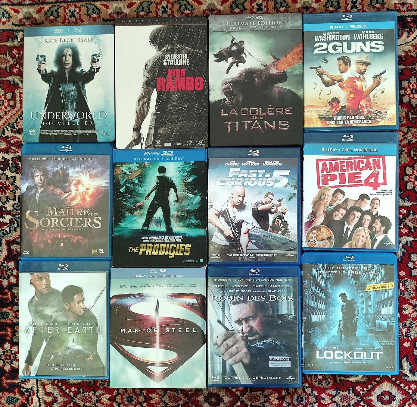 Tutti i DVDs: Konvolut 24 Blu-rays Lot 24 Blu-Ray differentes Complicate – Usato da Grandson venduto da proekt