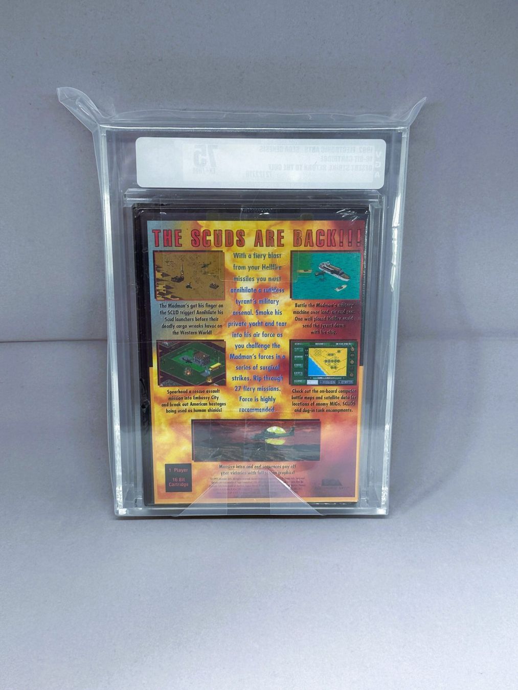 Sega Giochi: DESERT STRIKE SEGA GENESIS VGA 75 SILVER – Nuovo e nell'imballaggio originale da Neuenkirch venduto da Armsy 1
