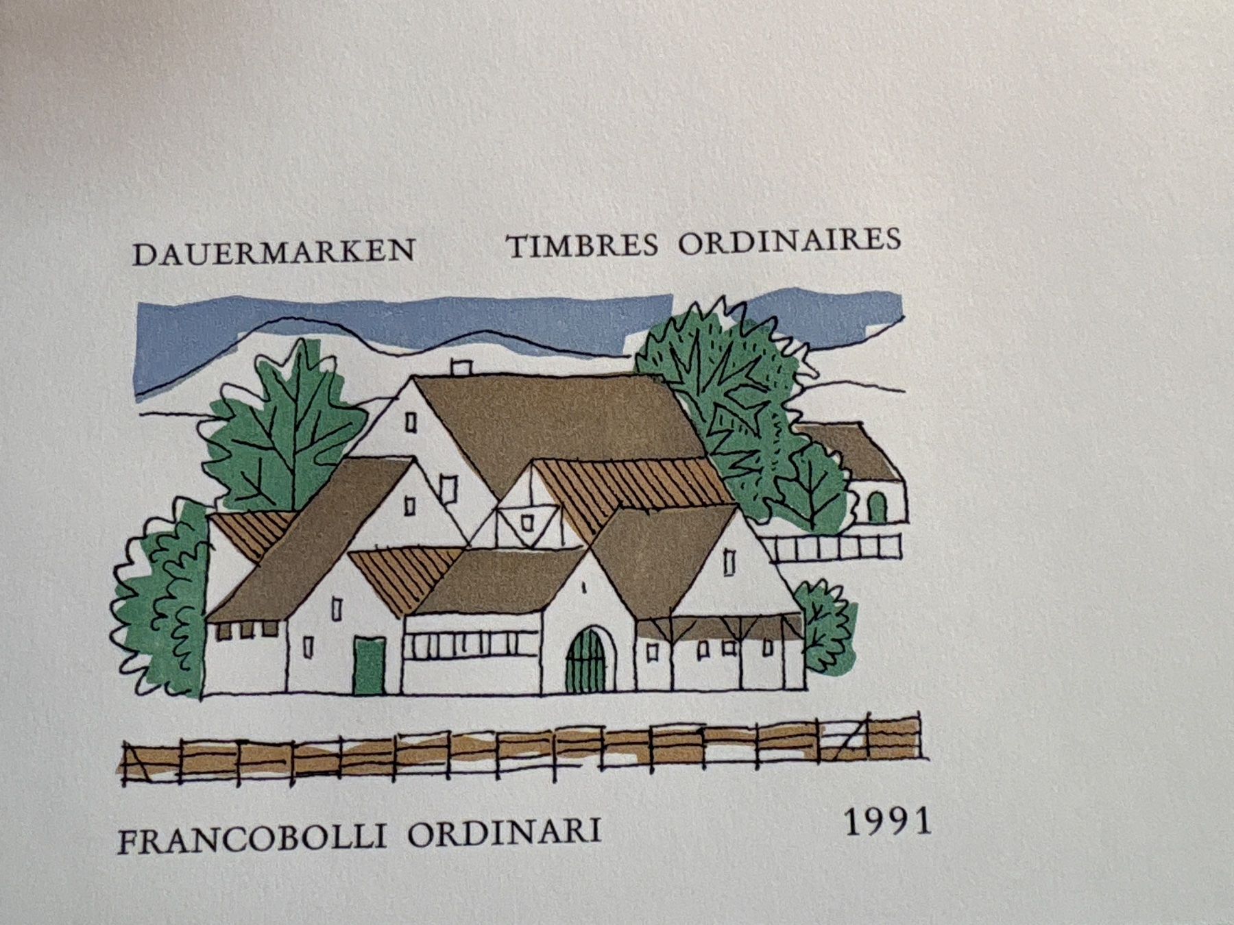 Tutti i francobolli: Sonderbriefmarke CH 1991, Ersttagsbrief – Usato da Ibach venduto da lisch3 3