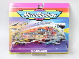 1996 Micro Machines Flieger 747 Airbus 310 DC-9 Air Liners