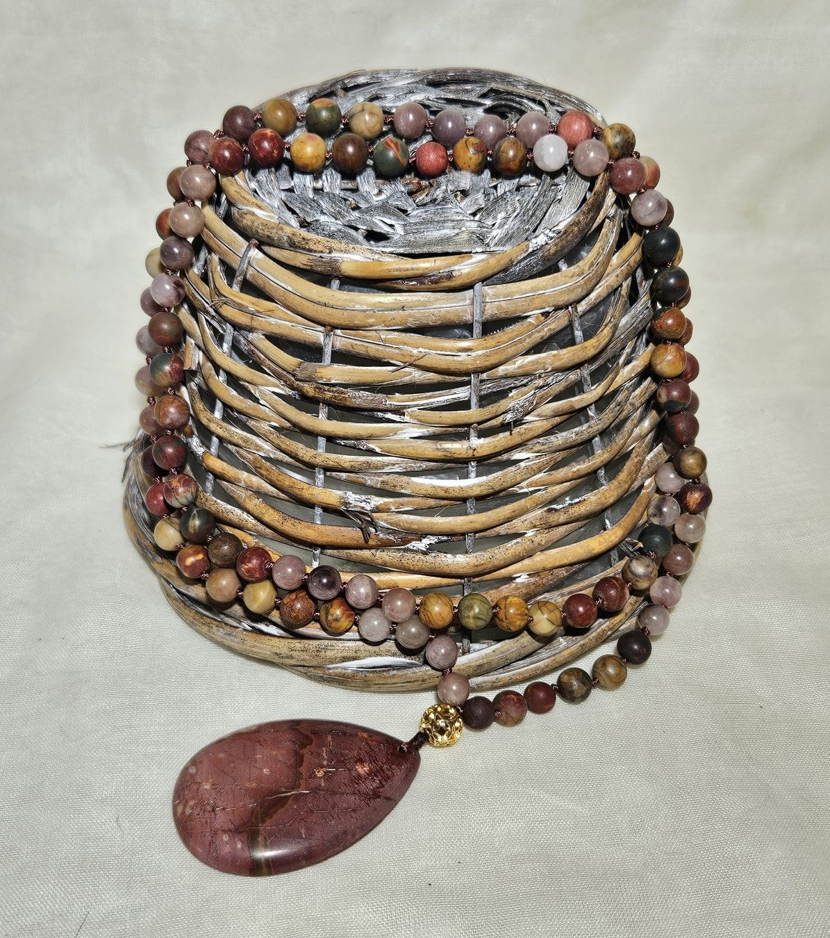 Catenine: Jasper Gold Charme Halsk. - Spendenaktion – Nuovo (secondo la descrizione) da Unterkulm venduto da Nachtigall 3