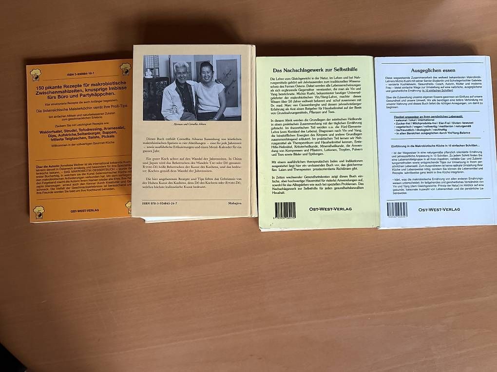Libri: Set mit 4 makrobiotischen Kochbüchern – Usato da Oberburg venduto da ver_hnk8 1