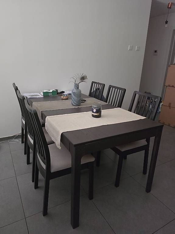 Ikea Tables: Tavolo 6 posti allungabile marrone nero – D'occasion à Mendrisio par nic_7ztq