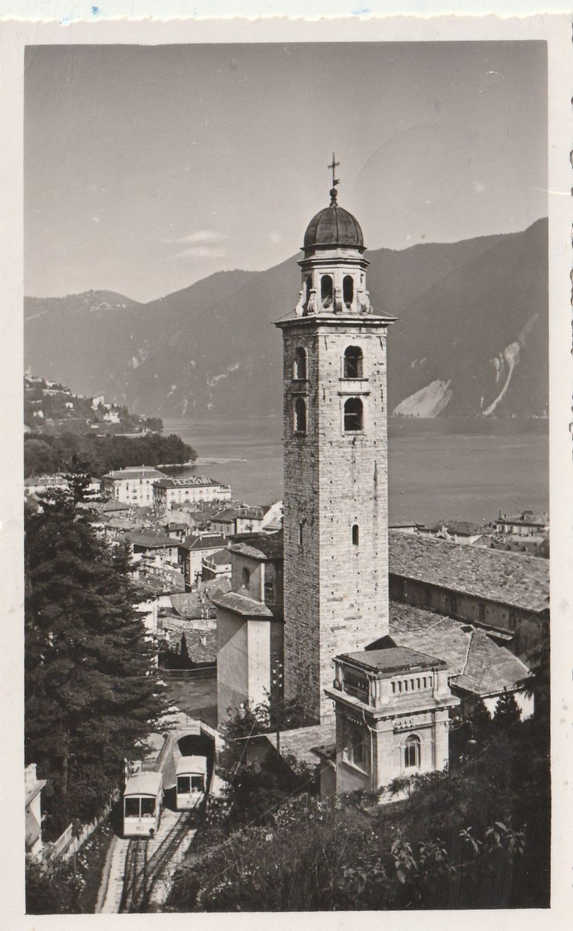 Cartes postales: Lugano ST. Lorenz Kirche – D'occasion à Lumbrein par made02