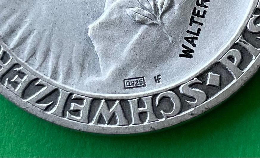 Medaglie: Schweizerische Schuetzenmedaille, Silber 925 – Usato da Bremgarten AG venduto da Schussi 4