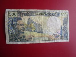 500 Francs CFP - Seltene Banknote aus Französisch Polynesien