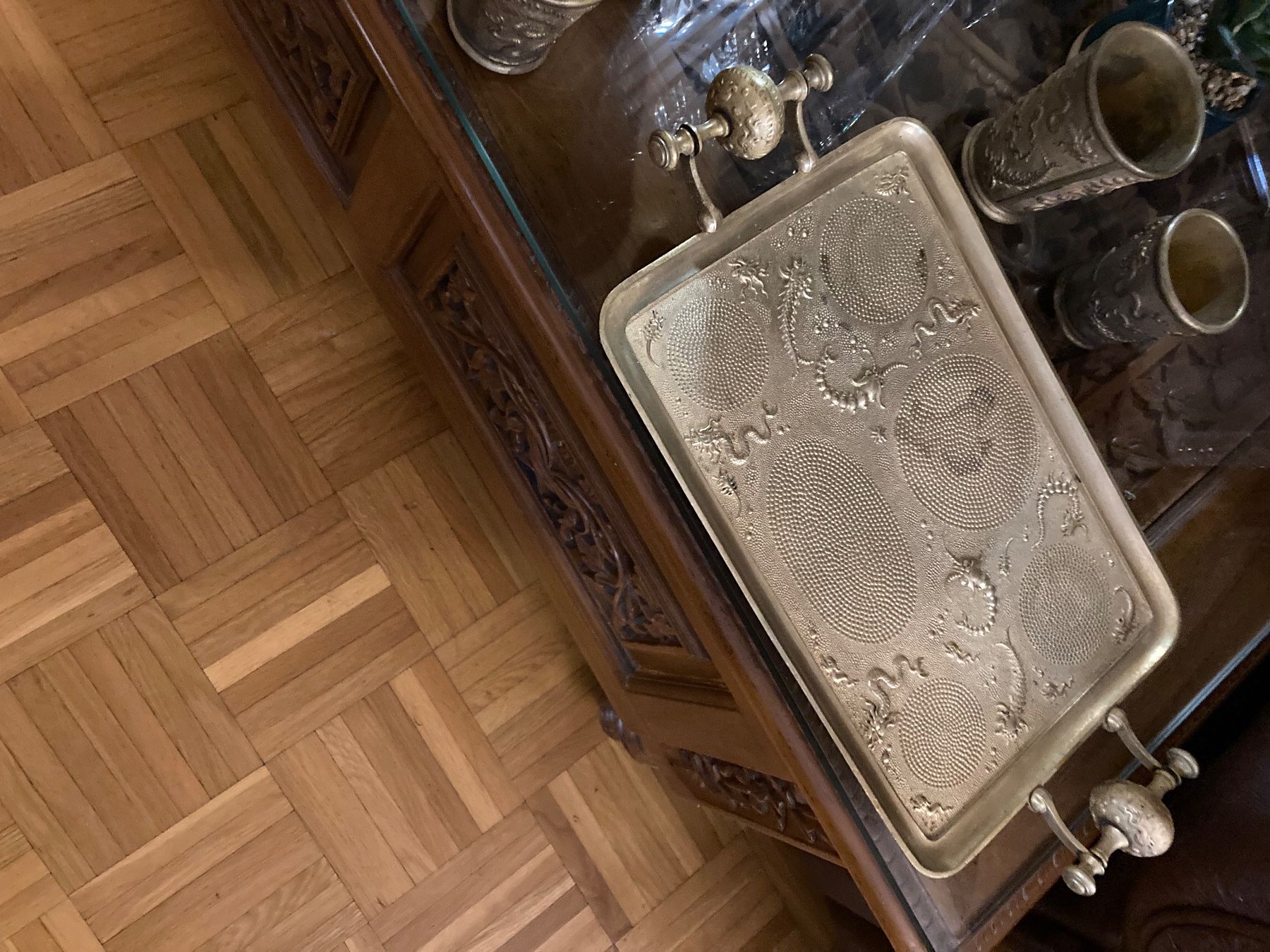 Altre raccolte & rarità: Set de Bureau Chinois aux Dragons (1900) – Usato da Chêne-Bourg venduto da GuyMRT. 5