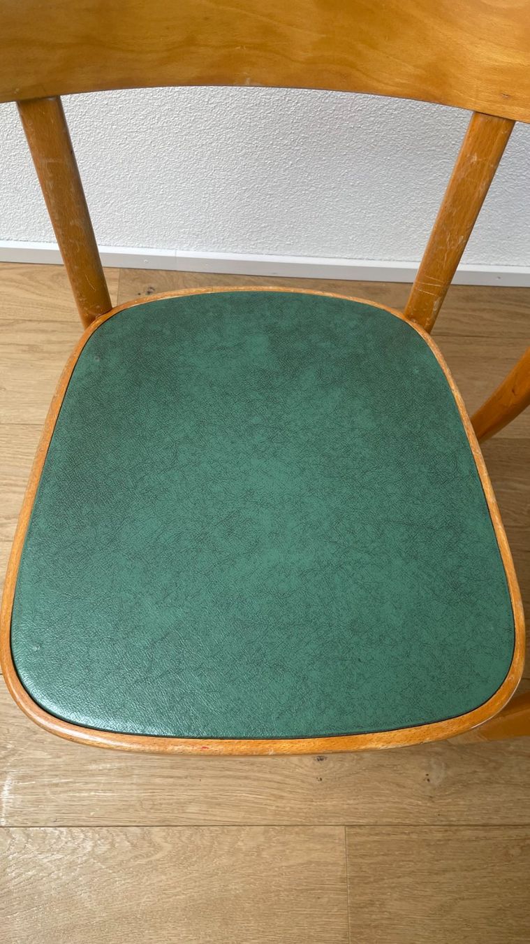 Horgen Glarus Sedie: Horgenglarus Stuhl Beizenstuhl Sitz Vinylbezug – Usato da Aarburg venduto da Qin3ze 9