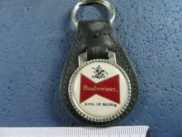 BUDWEISER KING OF BEERS USA AUTO SCHLÜSSELANHÄNGER VINTAGE