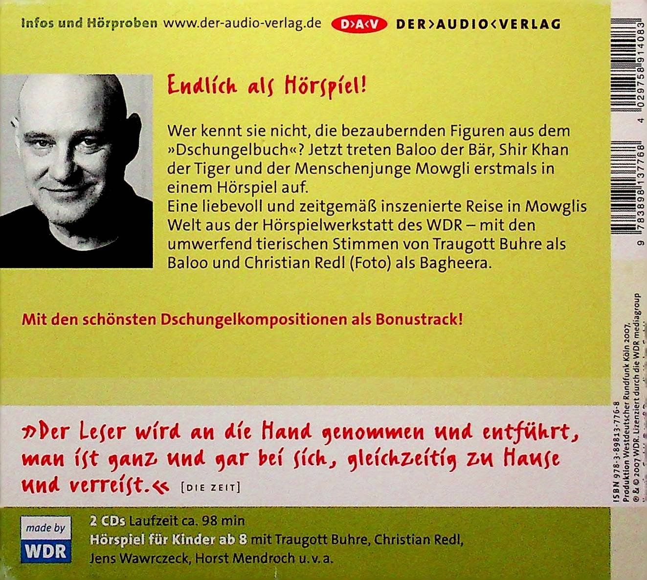 CD: 2 CD Rudyard Kipling Das Dschungelbuch Hörspiel – Usato da Reitnau venduto da Zaomir 1
