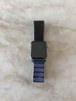 Apple Watch Series 5 – Acier inoxydable – Boucle sport tissé