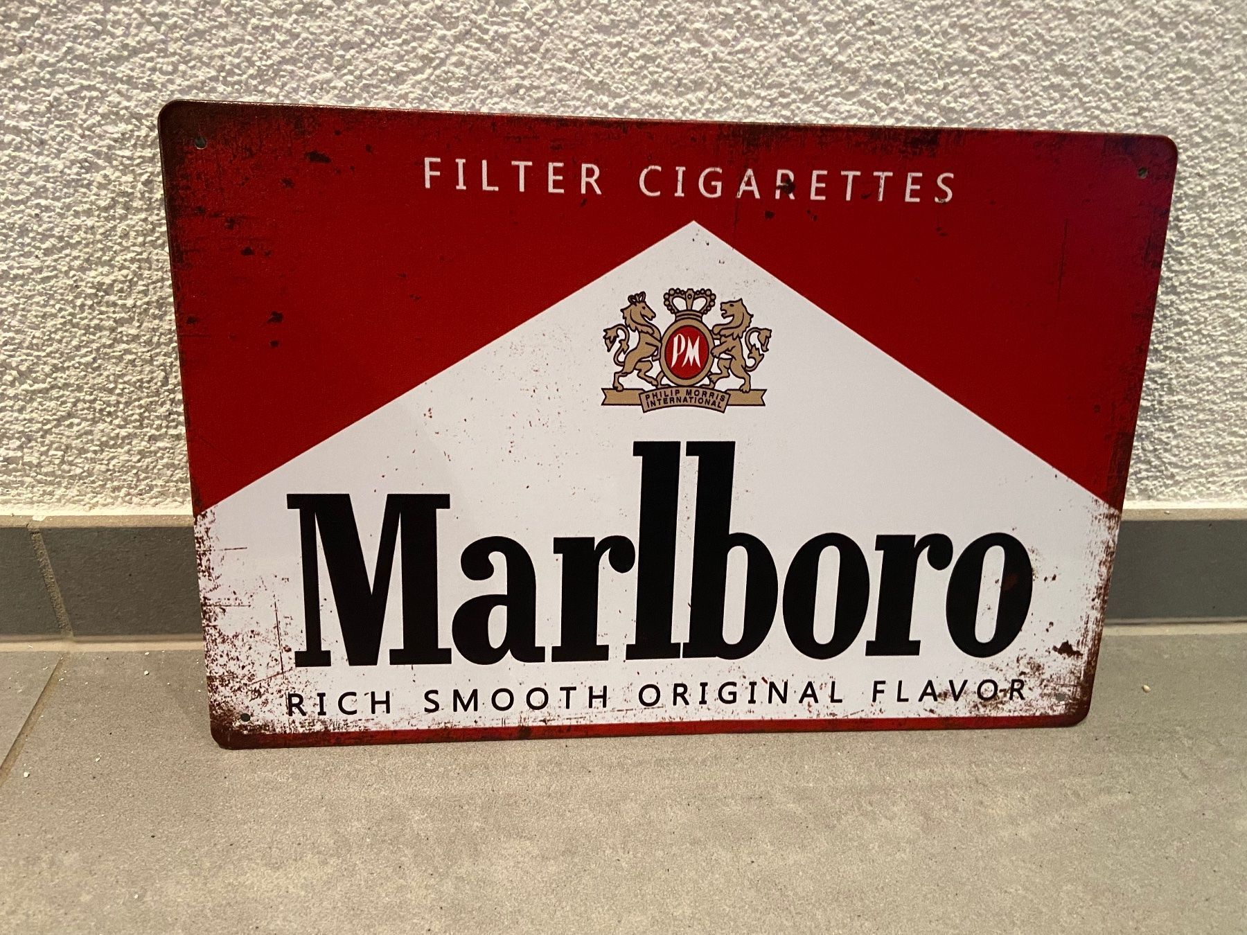 Insegne: METALL SCHILD MARLBORO  NEU EINGETROFFEN! – Nuovo e nell'imballaggio originale da Seon venduto da Aaargauer01 1