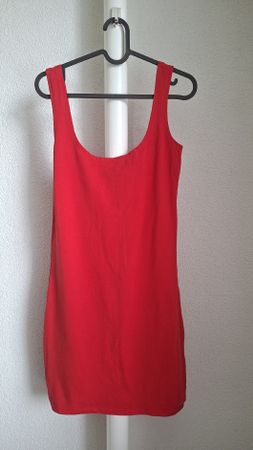 Sommerkleid in rot, Grösse S, Baumwolle,  wie neu