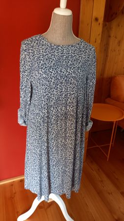 Kleid TOM TAILOR blau-weiss Grösse 42 guter Zustand
