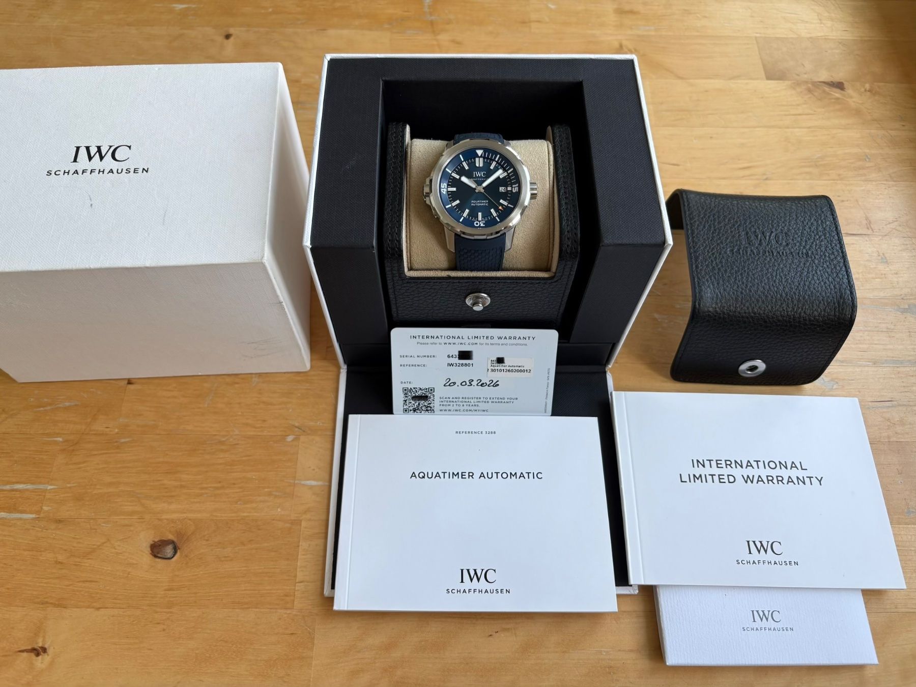 IWC Orologi: IWC Aquatimer Automatic Blue 42mm mit Garantie – Nuovo (secondo la descrizione) da Birsfelden venduto da Mynos 1