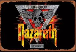 Nazareth Blechschild Metal Rock Band