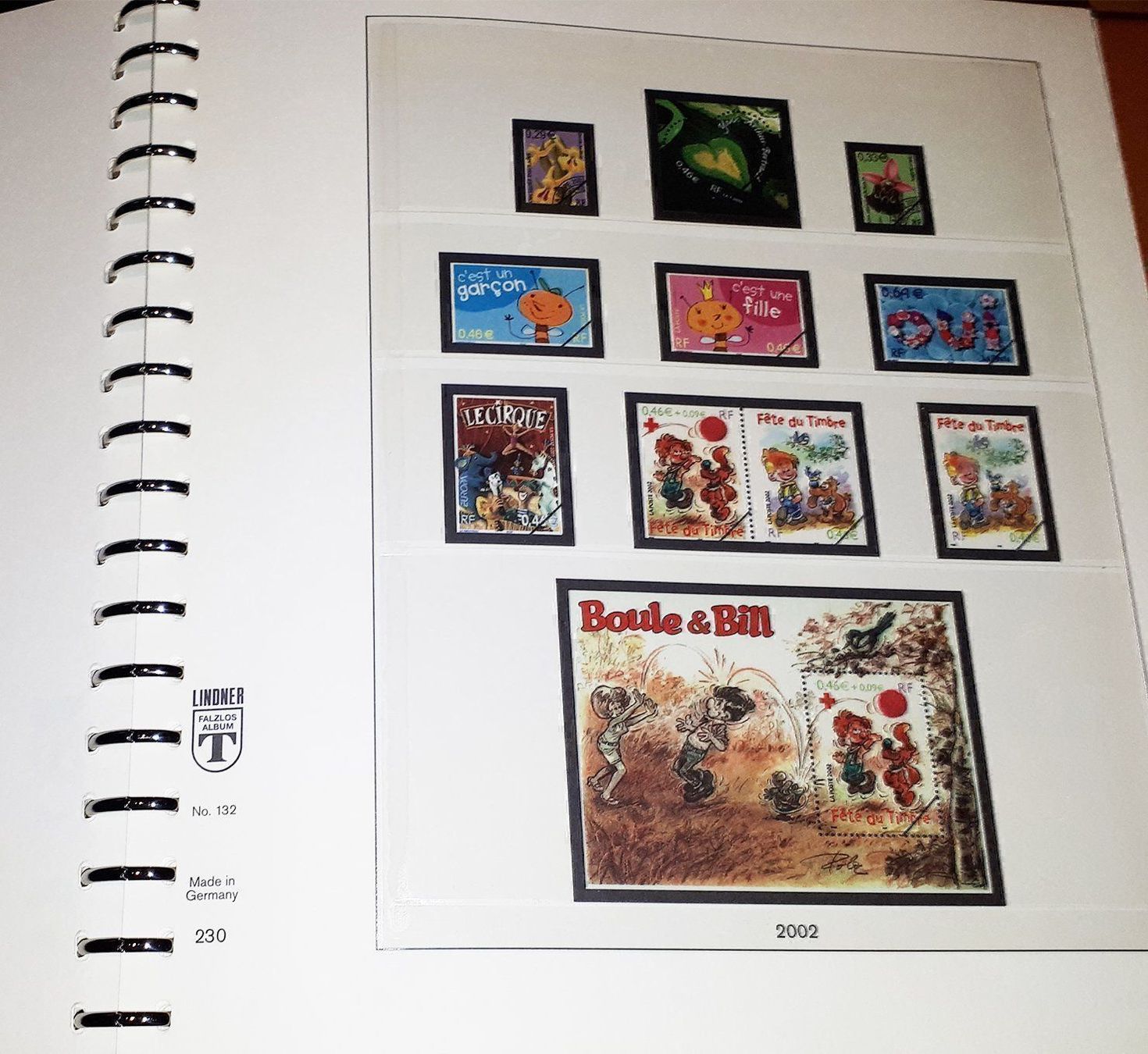 Alle Briefmarken: Monaco feuilles Lindner 1988-91 classeur – Gebraucht aus Sion von PierreP01