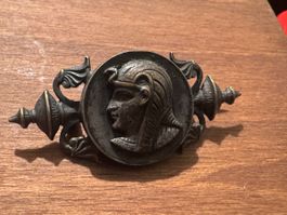 Broche Antique Egyptian Revival - Profil de Pharaon
