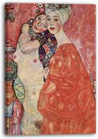 Gustav Klimt "Fidanzate" 70x100 stampa su tela‪