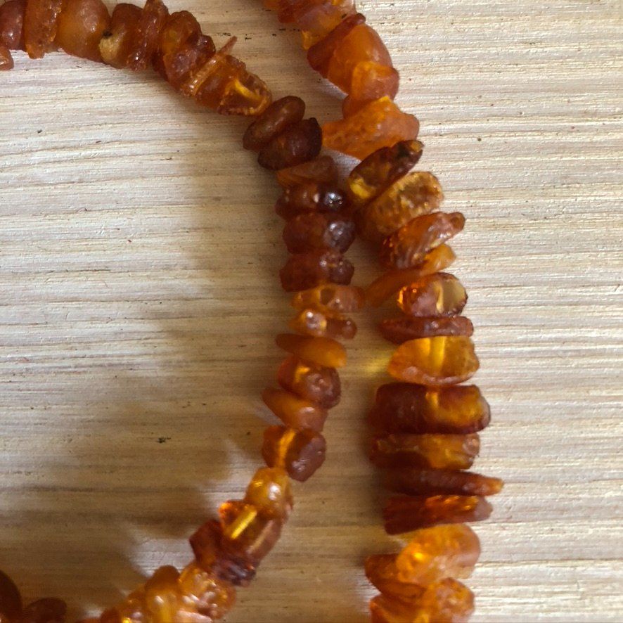 Catenine: wunderschöne, natürliche Bernstein-Kette - halsnah – Nuovo e nell'imballaggio originale da Ittenthal venduto da Hwaggis 1