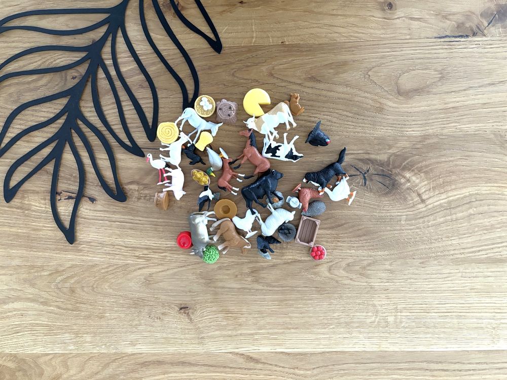 BONNYCO Filztafel Bauernhof - 92 Teile Montessori Spielzeug Für Kinder 3-8 Jahre