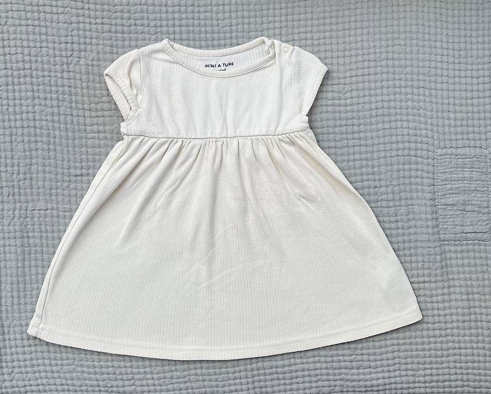 Vestiti & Gonne: Gr.86/92 Mini a Ture Kleid kurzarm, beige, Bambus – Usato da Gattikon venduto da AnnettFloh