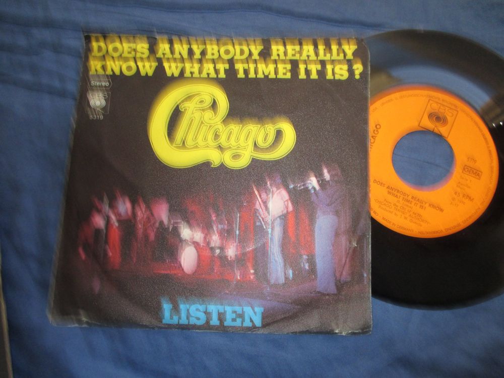 Chicago : Listen - Does Anybody Really Know What Time Is It? (Gebraucht ...