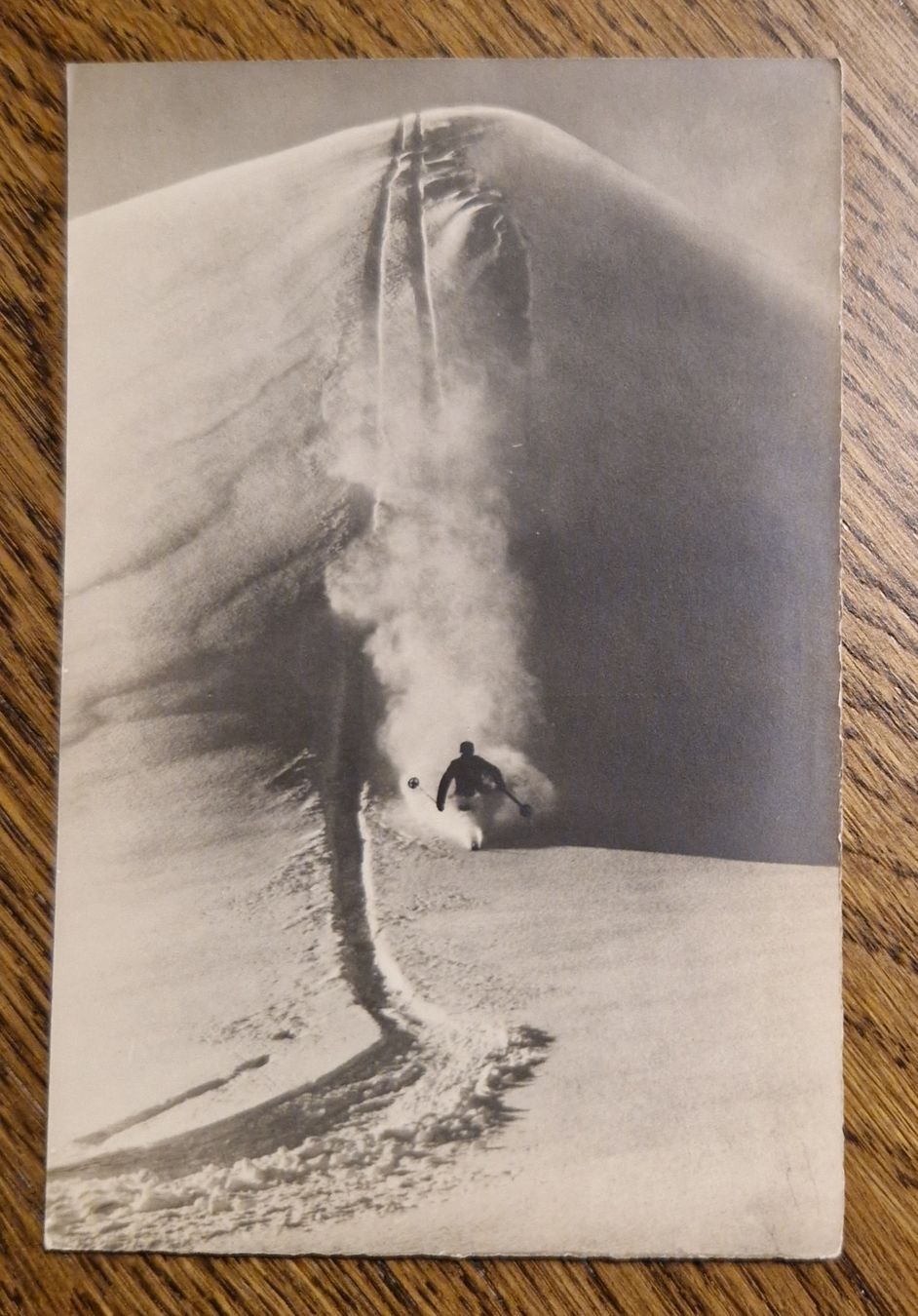 Cartes postales: Schussfahrt am Steilhang – D'occasion à Ebikon par Donar50