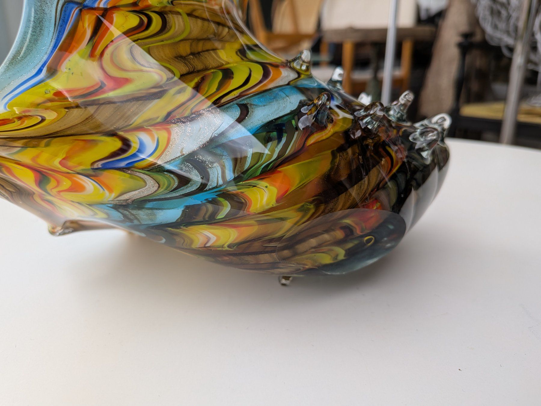 Murano Ciotole: Murano Muschelvase oder Schale – Usato da Emmen venduto da magelan 5