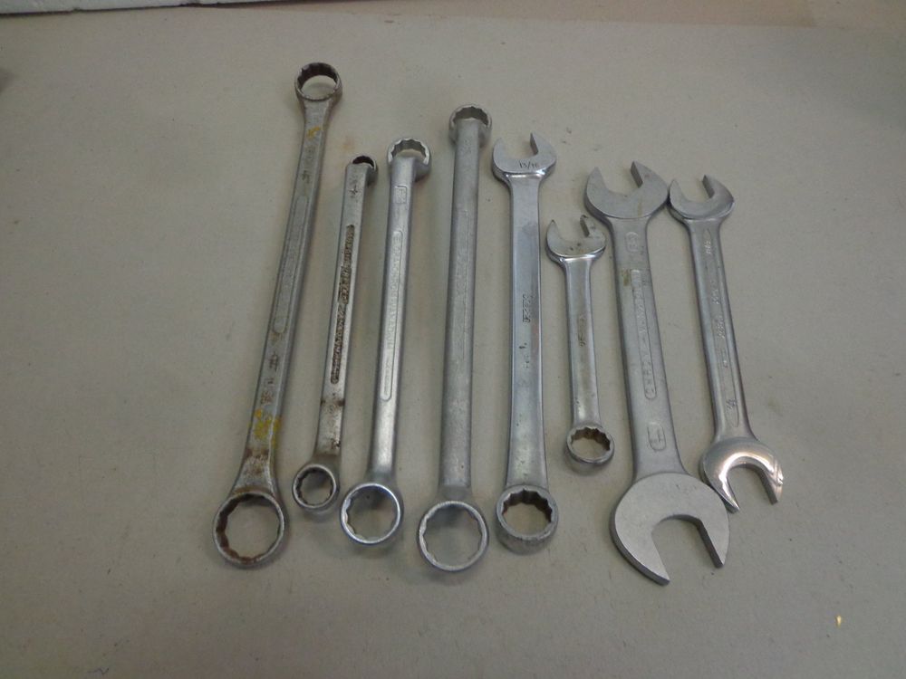 FACOM Gabel-Ringschlüssel Kurz, 12-Kant, 1/4" – Kompakt & Handlich Für Enge Stellen