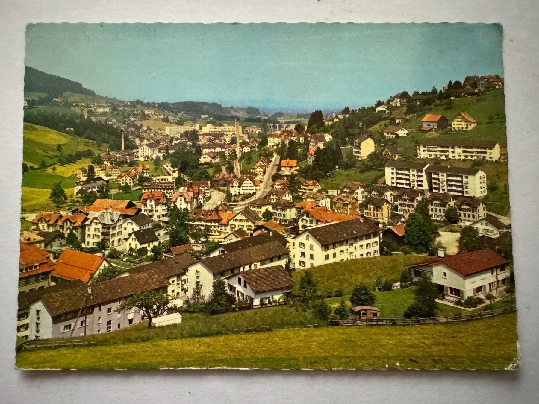 Cartoline postali: HERISAU - Ansichtskarte – Usato da Tegerfelden venduto da siebenmacky