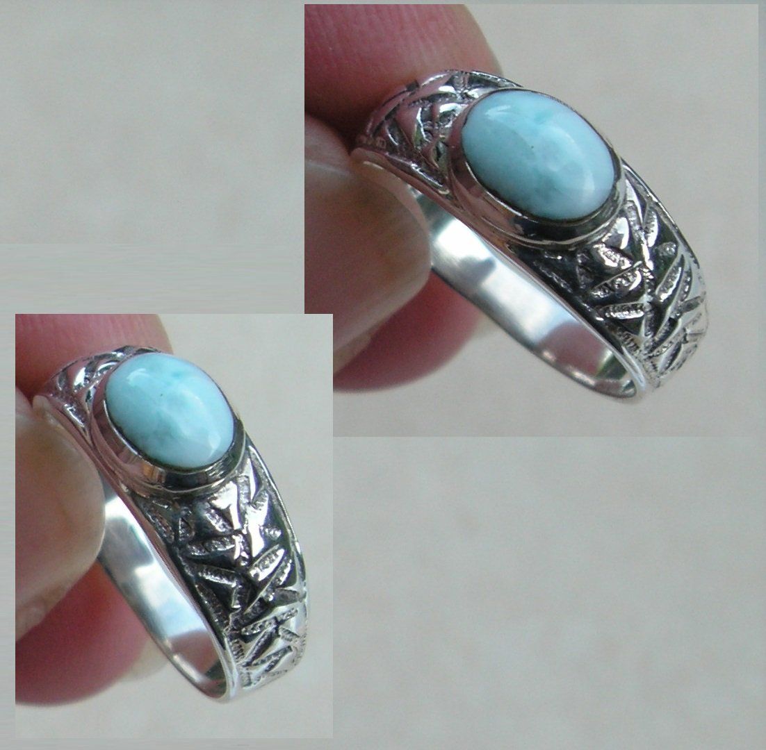 Anelli: ♥ RING / LARIMAR - ATLANTIS STEIN / GROSSE 55  ♥ – Nuovo (secondo la descrizione) da Derendingen venduto da Editka 3