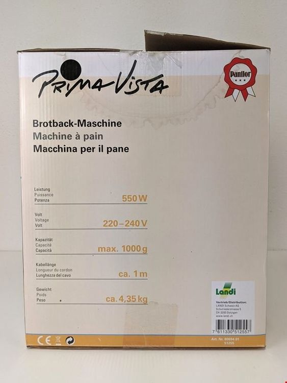 PRIMA VISTA | Brotbackmaschine | Kaufen auf Ricardo