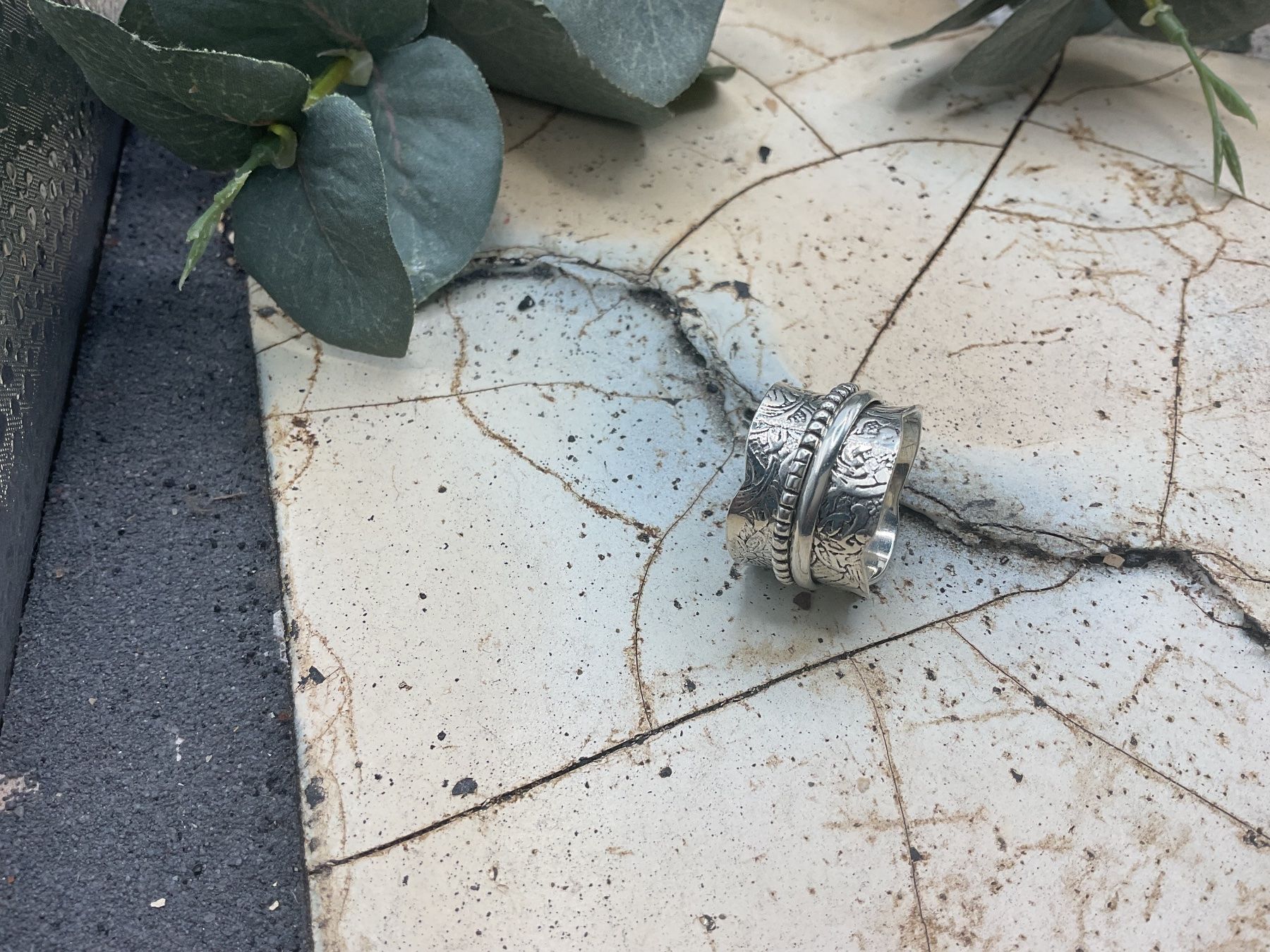 Ringe: Meditations- oder Spinnerring Sterlingsilber, Gr.54 – Neu (gemäss Beschreibung) aus Luzern von S.Kern01 1
