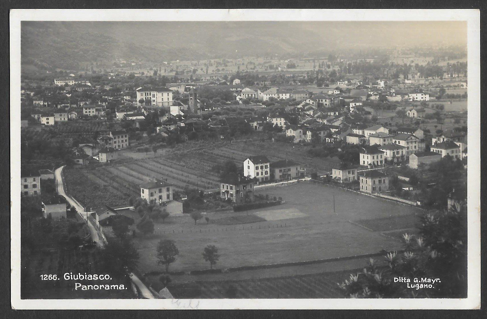 Cartoline postali: Giubiasco Panorama – Usato da Olten venduto da clotaldi